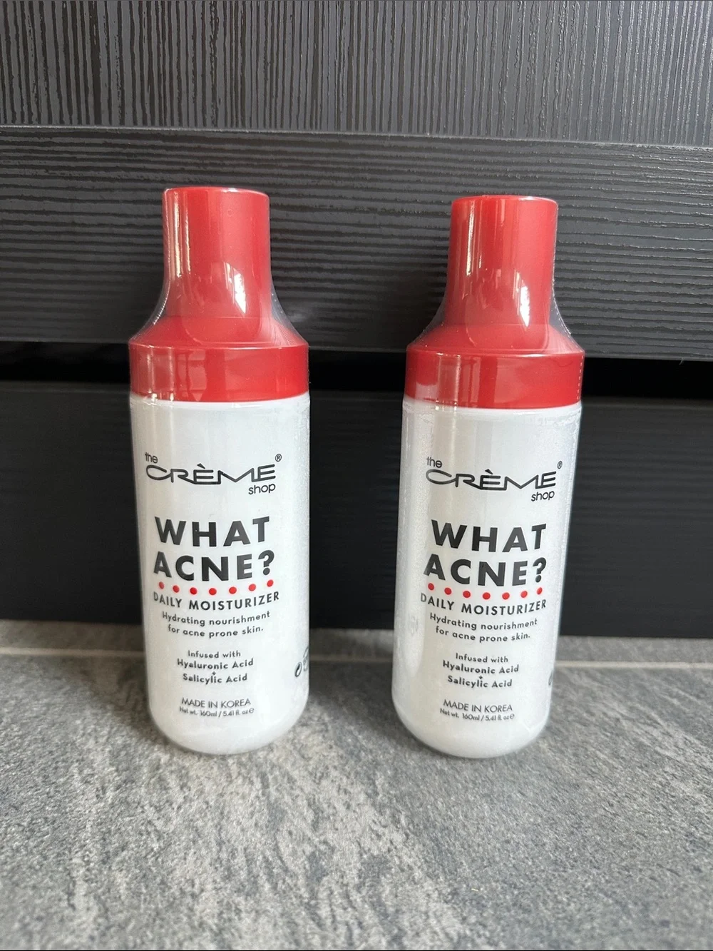 2-pc The Crème Shop What Acne? Korean Face Moisturizer Hyaluronic Salicylic Acid
